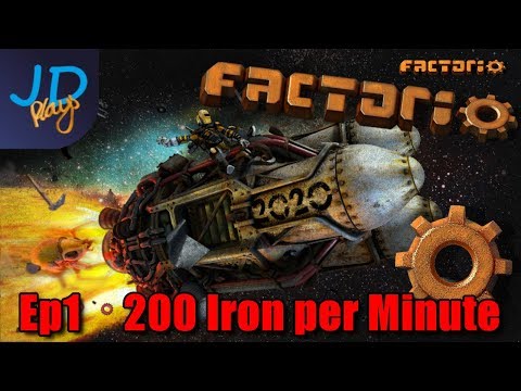 Ep1 200 Iron per Minute ⚙️ Factorio Rocket Rush ⚙️ Gameplay, Lets Play