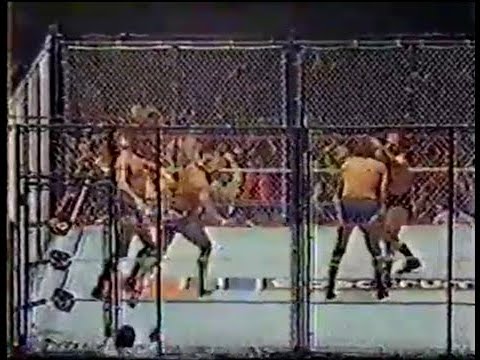 Paul Orndorff Bruno Sammartino vs. Roddy Piper Bob Orton - Steel Cage - 10/26/1985 - WWF