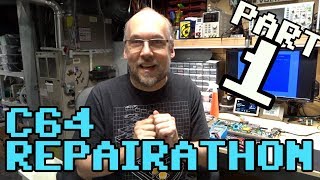 C64 Repairathon! Part 1 - Intro and black screen on #1