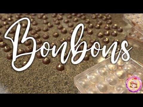 Handcrafted Dark Chocolate Bonbons - Italian am arena cherry - 24k edible gold leaf