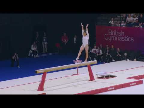 Amelie Morgan-Beam-SILVER-WAG Snr App-2024 Gymnastics British Championships