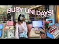 study vlog ☁️ busy uni days, productive study tips, student success at london college 2024