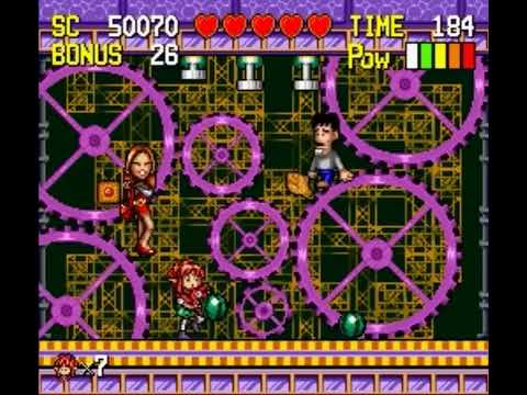 Youkai Buster: Ruka no Daibouken (Super Famicom) Couple Boss Battle