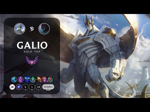 Galio Top vs Maokai - KR Master Patch 13.15
