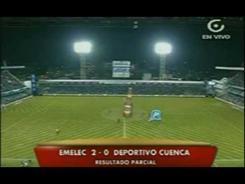 Emelec 2 Dep. Cuenca 0 Jornada 3 campeonato ecuatoriano 2013 RESULTADO PARCIAL 1T