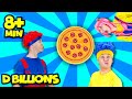 Pepperoni & Macaroni with Puppets + MORE D Billions Kids Songs