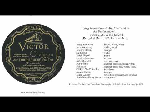 An' Furthermore Irving - Aaronson and His Commanders