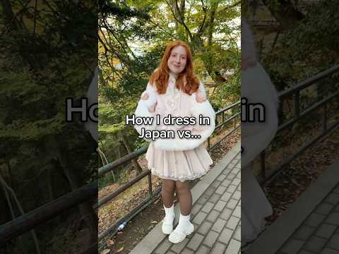 My fashion in Japan vs USA 💀