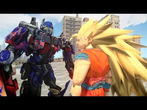 GOKU VS OPTIMUS PRIME (Transformers) - EPIC BATTLE Video