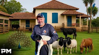 ELE CRIOU UM RECANTO DE ANIMAIS EXÓTICOS 