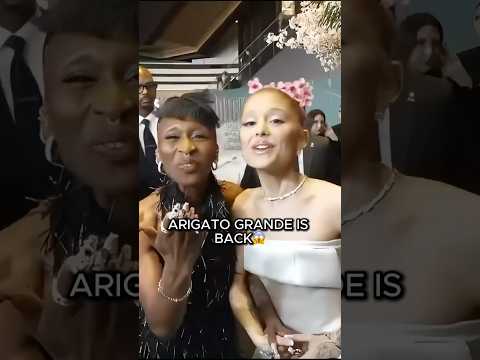 Ariana Grande speaks Japanese at WICKED premiere #shorts #wicked #arianagrande #cynthiaerivo