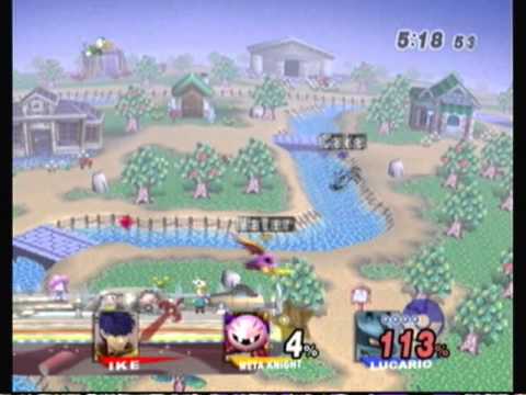 [Brawl-] Kami (Lucario) vs Meekspeedy (Metaknight)