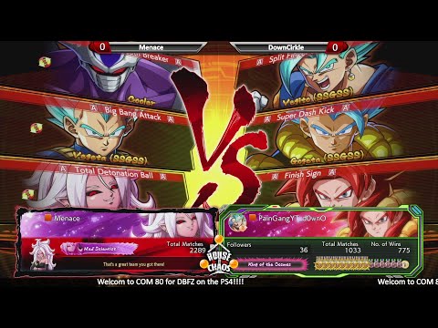 DBFZ [PS4] | COM 80 | Menace vs Down Circle | Amazing set from players we never seen on stream!!!