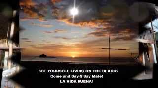 preview picture of video 'Aussie Hut, Beach Accommodation, Playa Marsella, San Juan Del Sur, Nicaragua'