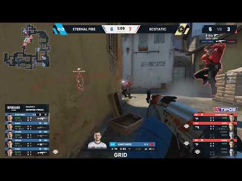 XANTARES Saklanarak Rakiplerinin Aklını Alıyor - Eternal Fire vs ECSTATIC - #forEF