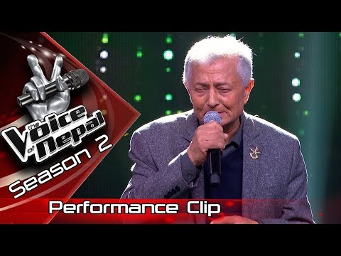 Prem Dhoj Pradhan "Ghumti Ma" - LIVE -The Voice of Nepal Season 2 - 2019