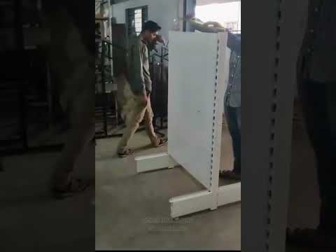 Double Sided Supermarket Display Rack