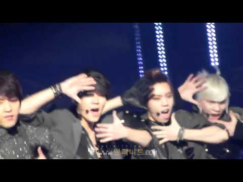 [fancam] 110211 인피니트Infinite BTD @ 뮤직뱅크 사전녹화