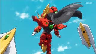 ガンダムビルドダイバーズRe:RISE バルキランダー変形シーン