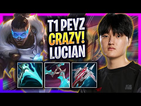 T1 PEYZ CRAZY GAME WITH LUCIAN! - T1 Peyz Plays Lucian ADC vs Tristana!