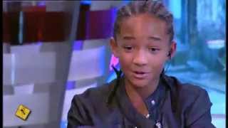 Jaden Smith and his dad rapping