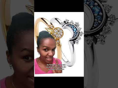 ❤️Anel sol e lua da Shopee❤️ #prata #fashion #jóias