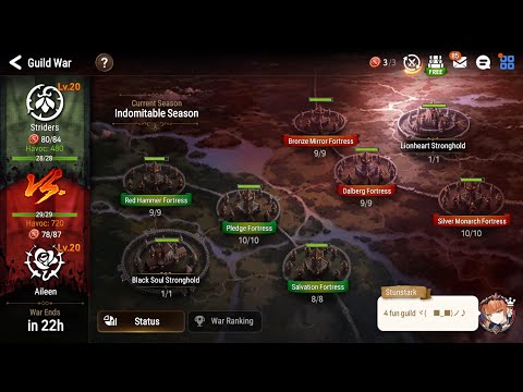 [Epic Seven] Indomitable Season Guild War: Striders vs Aileen (2023/03/24)