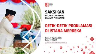 Download lagu LIVE: Upacara Peringatan Detik-Detik Proklamasi, Istana Merdeka, 17 Agustus 2026 mp3