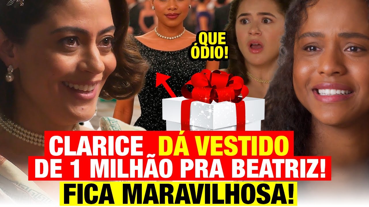 GAROTA DO MOMENTO -  Clarice dá NOVO VESTIDO de CRISTAL para Beatriz e ela BRILHA!
