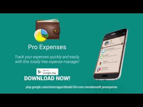 Pro Expenses - Expense manager Video