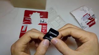 트랜센드 SD 카드 64G 리뷰 및 보는법 - review transcend micro SD card 64G