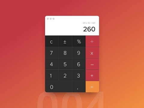 Speed Coding Calculator Html Css Javascript