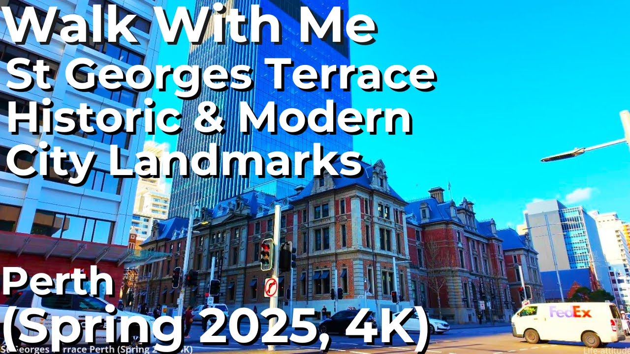 Dive into a virtual stroll through St Georges Terrace Walking Trail.