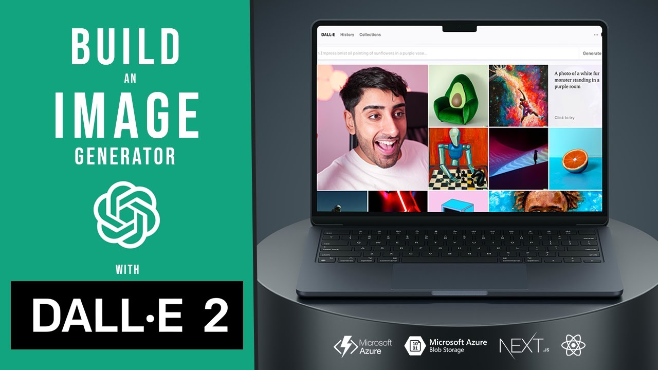 🔴 Let’s build a DALL·E Image Generator with REACT.JS! (Chat GPT, Next.js 13.2, Microsoft Azure, TS)