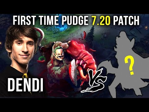 First Time Dendi Playing Pudge on 7.20 vs MOST OP Carry Hero of the Patch - Dota 2