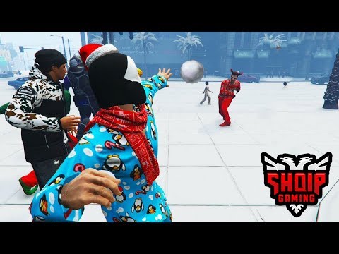 Shqipet n'Qytetin plotë me Borë !! - GTA 5 SHQIP | SHQIPGaming