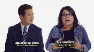 preview picture of video 'Meet McAllen ISD's Christopher and Diana - Part 1'