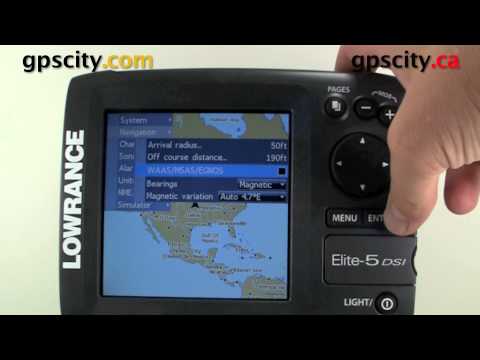 Lowrance Video Manual - Turning on Differential Corrections aka WAAS