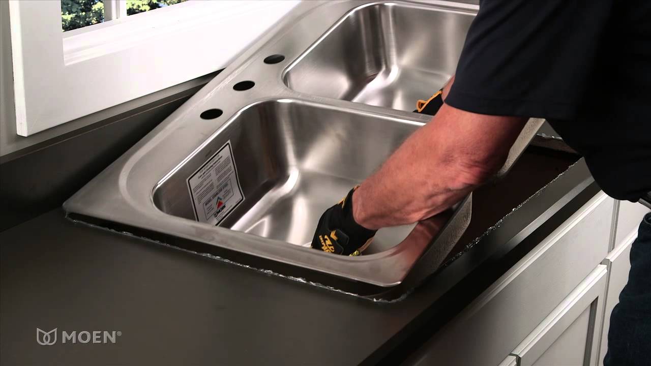 How-to Install a Stainless Steel Drop-In Sink | Moen Installation Video