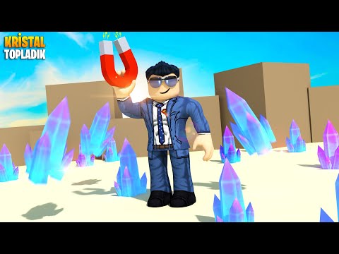 🧲 Kristalleri Mıktanıs ile Topluyoruz! 🧲 | Crystal Magnet Simulator | Roblox Türkçe