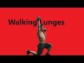 Walking Lunges Workout-Variations with Dumbbells
