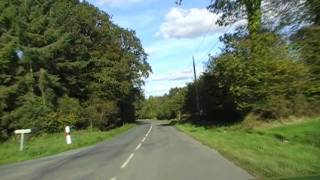 preview picture of video 'Driving On The D31 & D787 Bulat Pestivien To Railway Crossing Near Pont Melvez, Brittany'