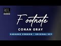 Footnote - Conan Gray (Original Key Karaoke) - Piano Instrumental Cover with Lyrics