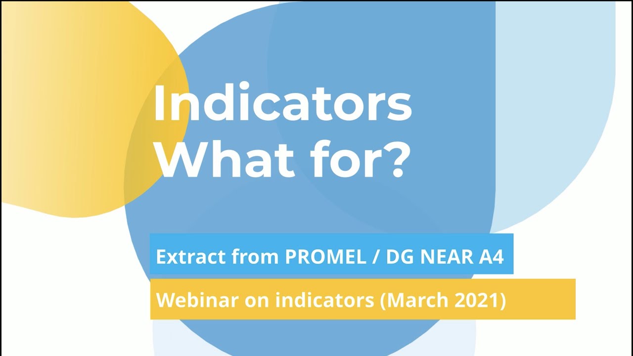 Indicators - What for?