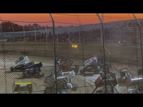 Australian Sprintcar Title B-Main Pile-Up Murray Bridge Speedway Night 2 1/02/2025
