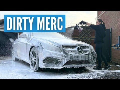 Dirty Mercedes E-Class | Winter Wash