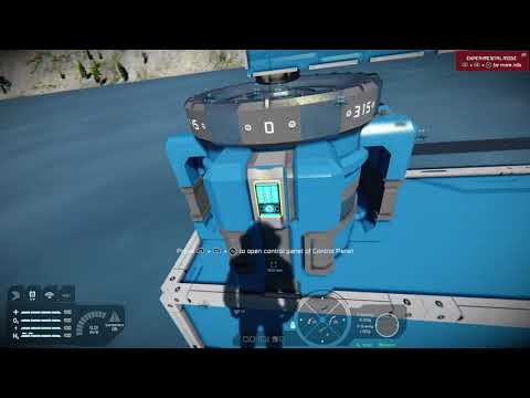 Space Engineers Xbox: Tutorial 31 - Linking Rotors between two points