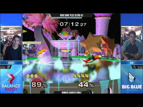 NGPU 43 SSBM - squible (Fox) vs. rime (Peach) - Melee WQF
