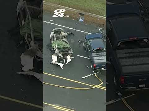 1 dead, 2 injured after crash north of Toronto