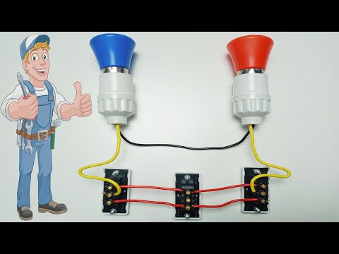 Two way switch wiring practical video